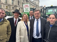 Mel Stride campaigns against farm tax at Westminster